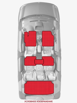 ЭВА коврики «Queen Lux» комплект для Peugeot 406 Break