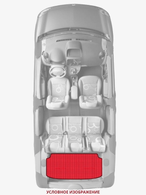 ЭВА коврики «Queen Lux» багажник для ИЖ Москвич 412